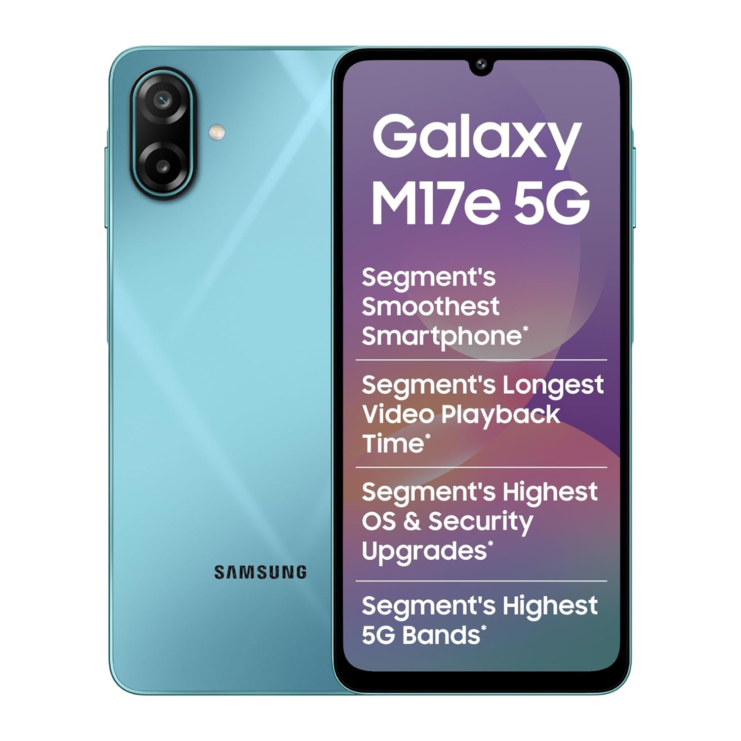 Galaxy M17e 5G(6GB+128GB, Blitz Blue)