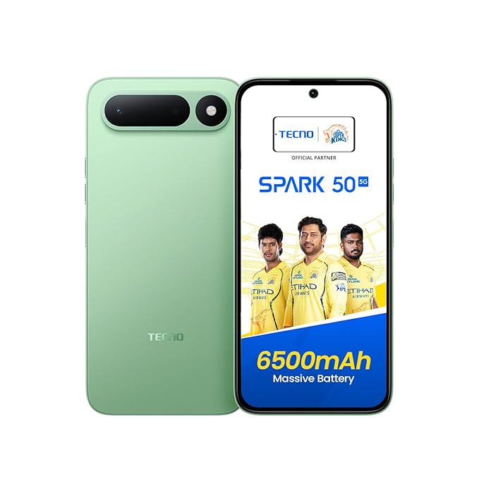 Tecno Spark 50 5G(6GB+128GB, Mint Green)