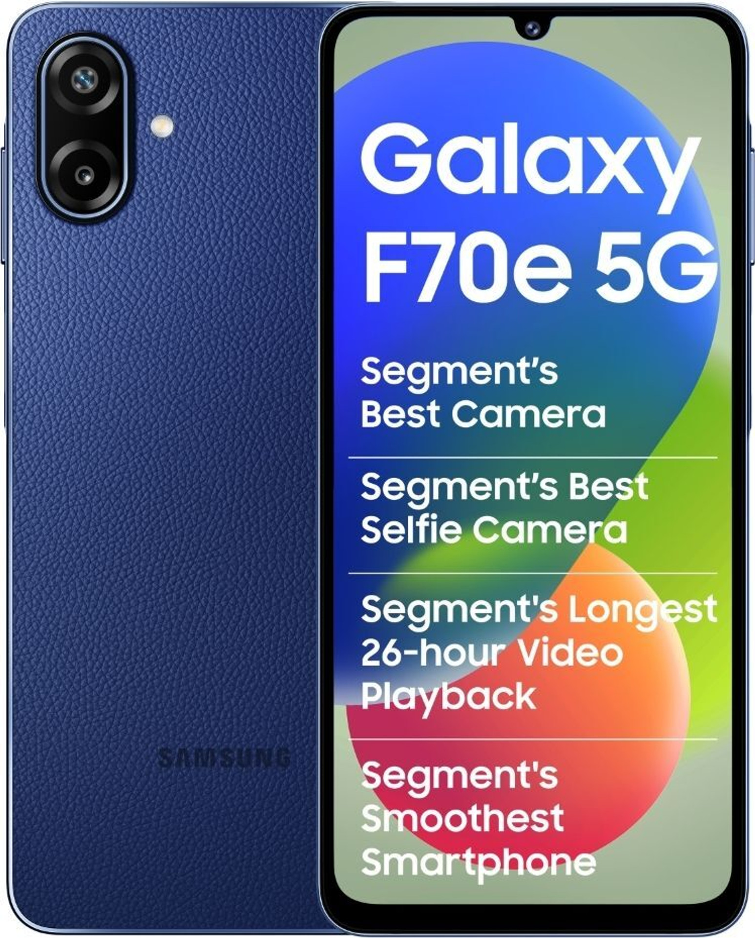 Galaxy F70e 5G(6GB+128GB, Spotlight Blue)