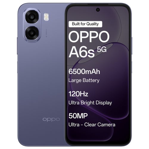 OPPO A6s 5G(6GB+128GB, Plum Purple)