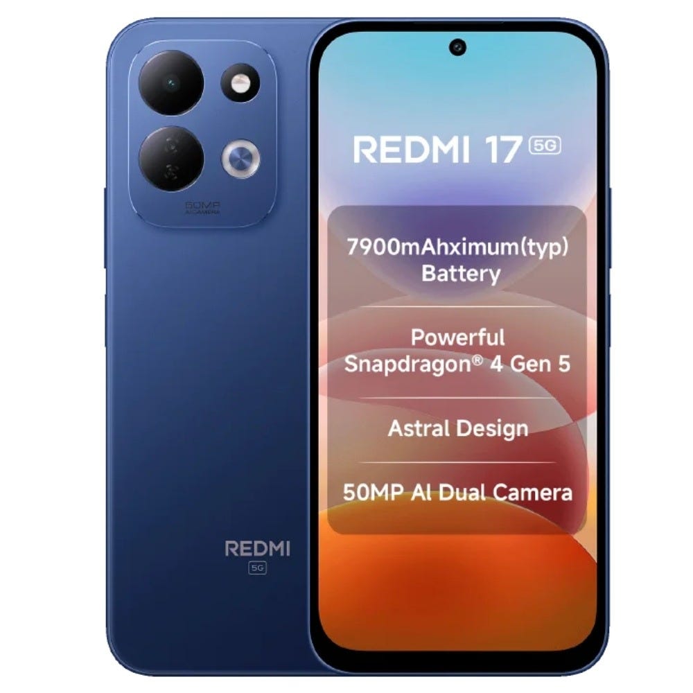 Redmi 17 5G(6GB+128GB,Eternal Orange)