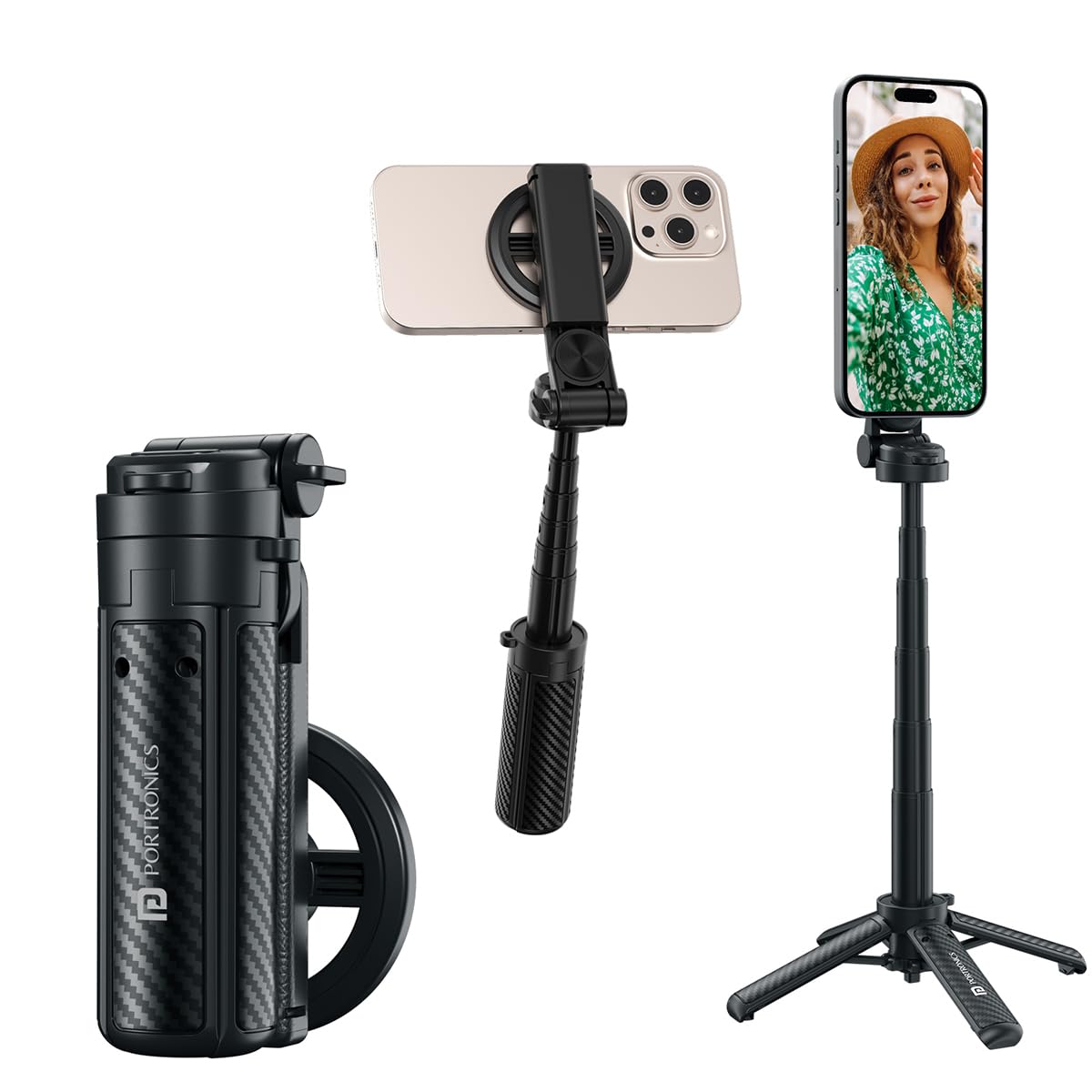 Portronics Lumistick Snap Selfie Stick