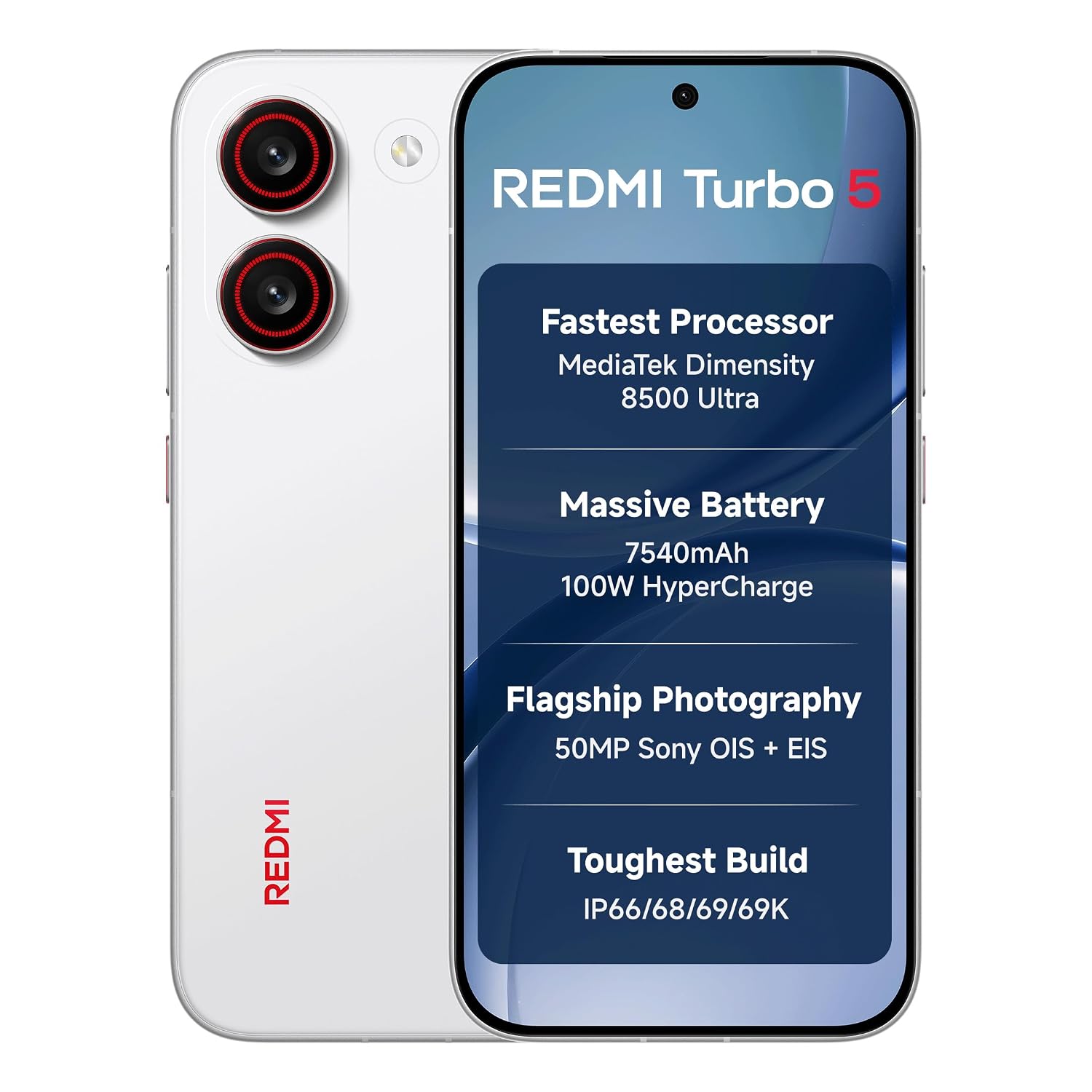 Redmi Turbo 5 5G(12GB+256GB,Turbo White)