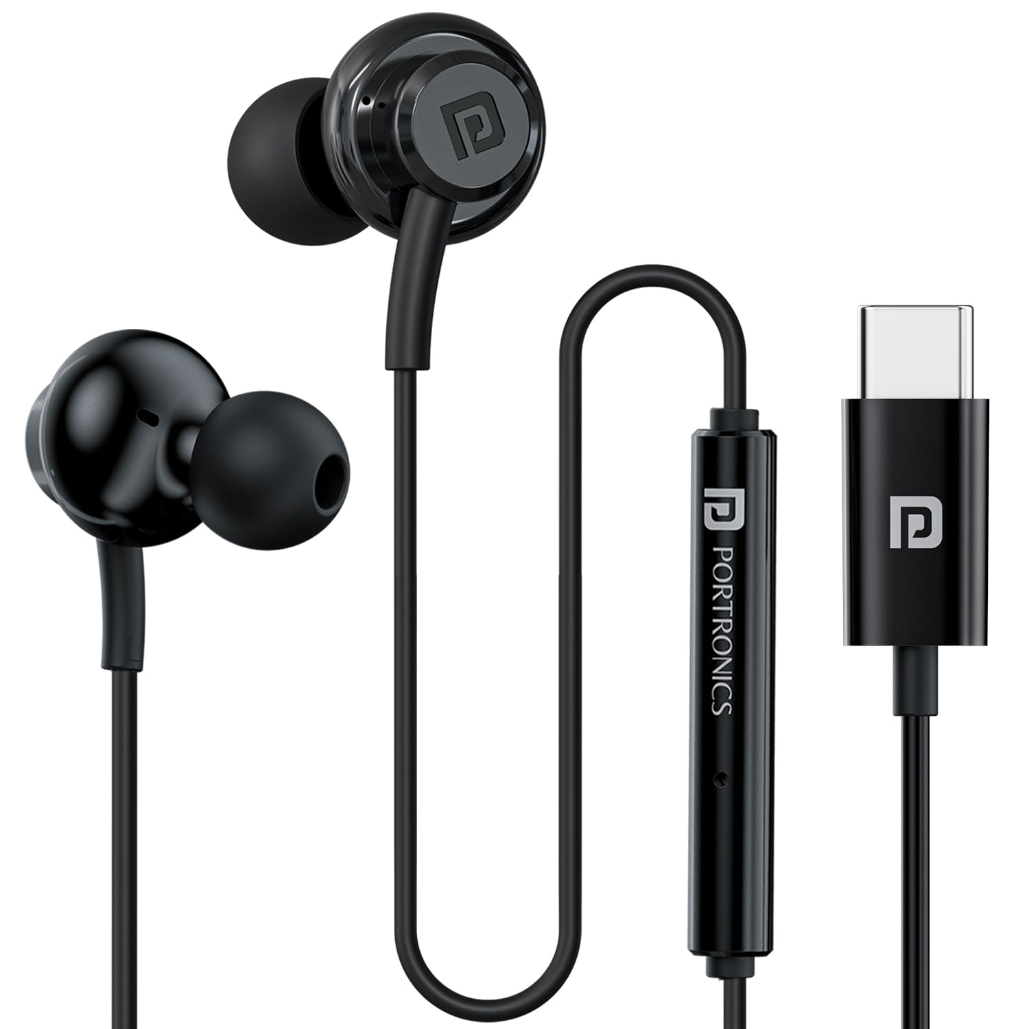 Portronics Conch Gamma C Type-C Earphone