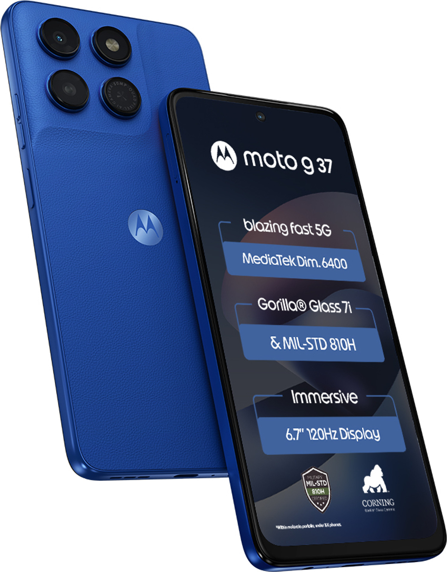 Moto g37 5G (4GB+64GB, Pantone Nautical Blue)