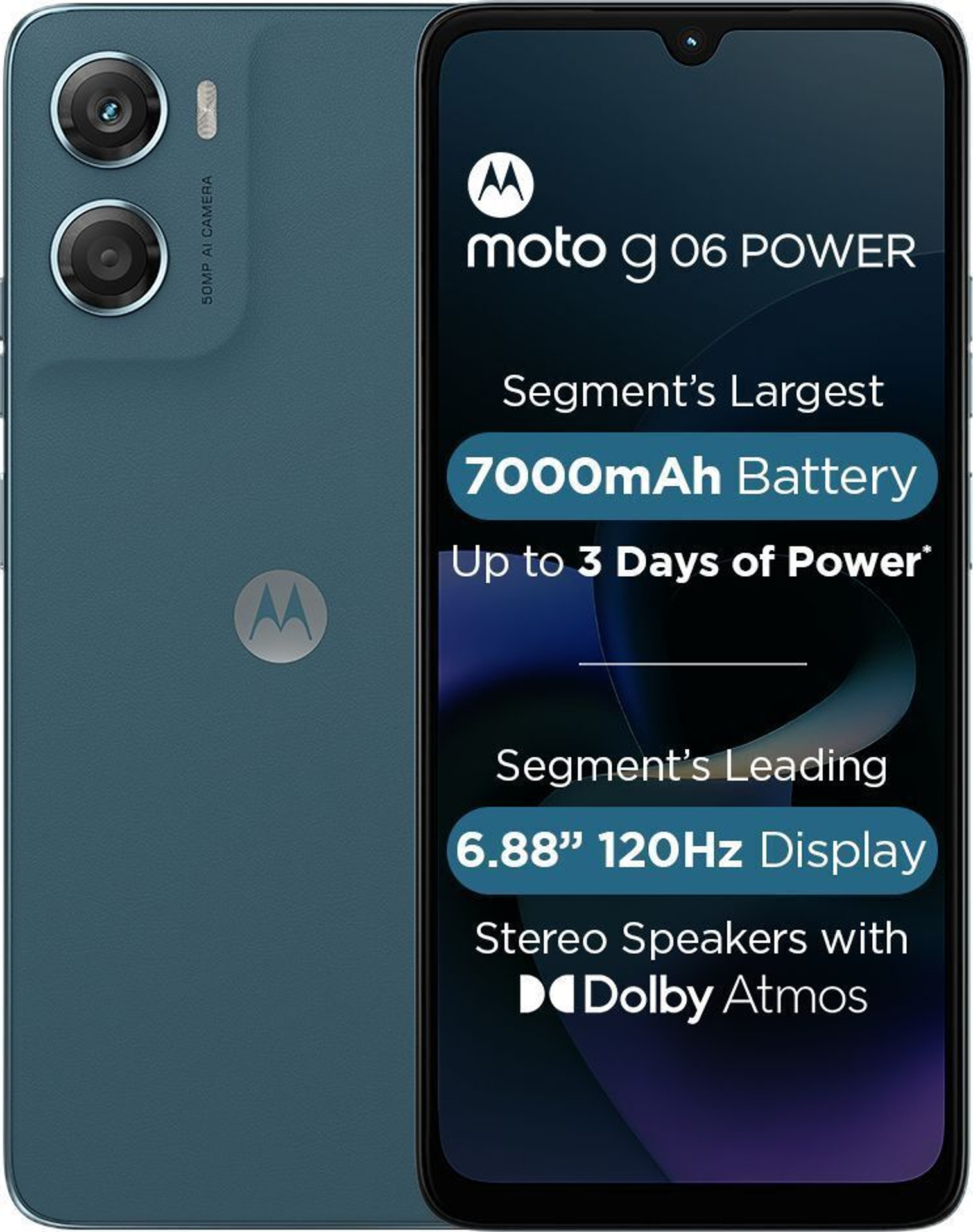 Moto g06 POWER (4GB+64GB, Pantone Tapestry)