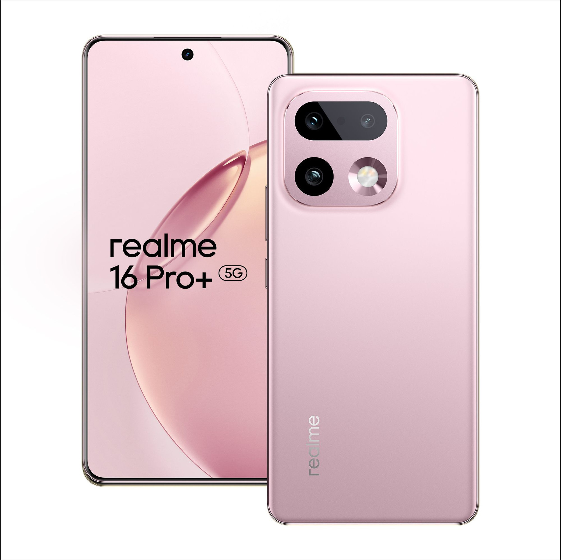 Realme 16 Pro+ 5G(8GB+256GB, Camellia Pink)