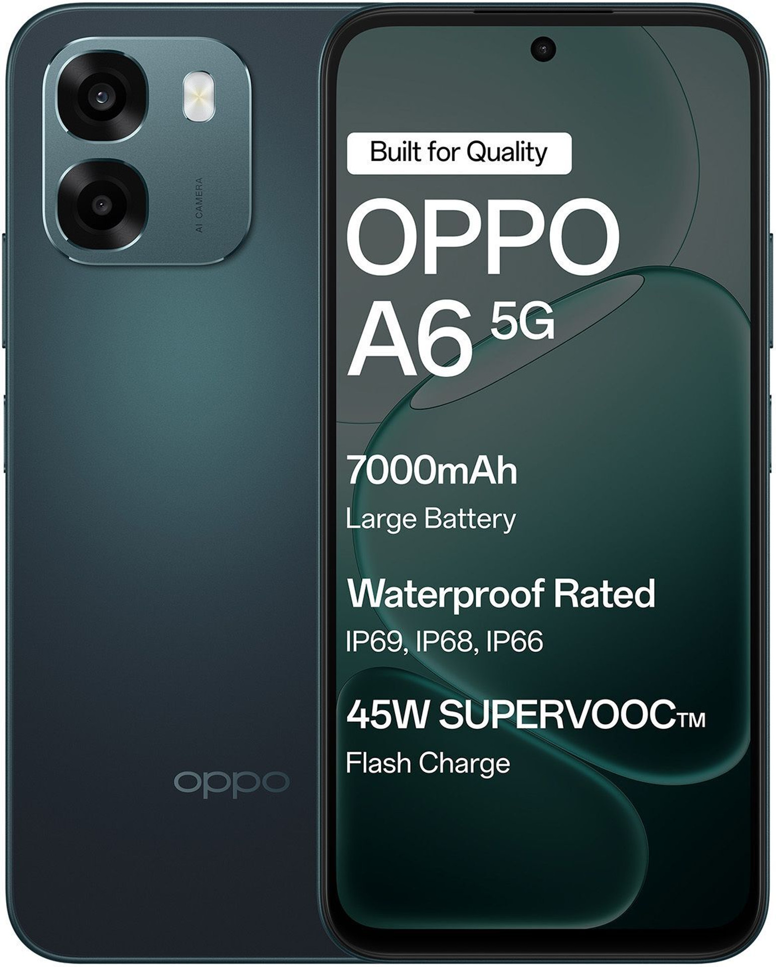 OPPO A6 5G(4GB+128GB, Sapphire Blue)