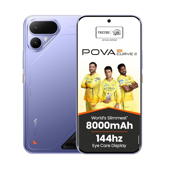 Tecno Pova Curve 2 5G (8GB+128GB, Mystic Purple)