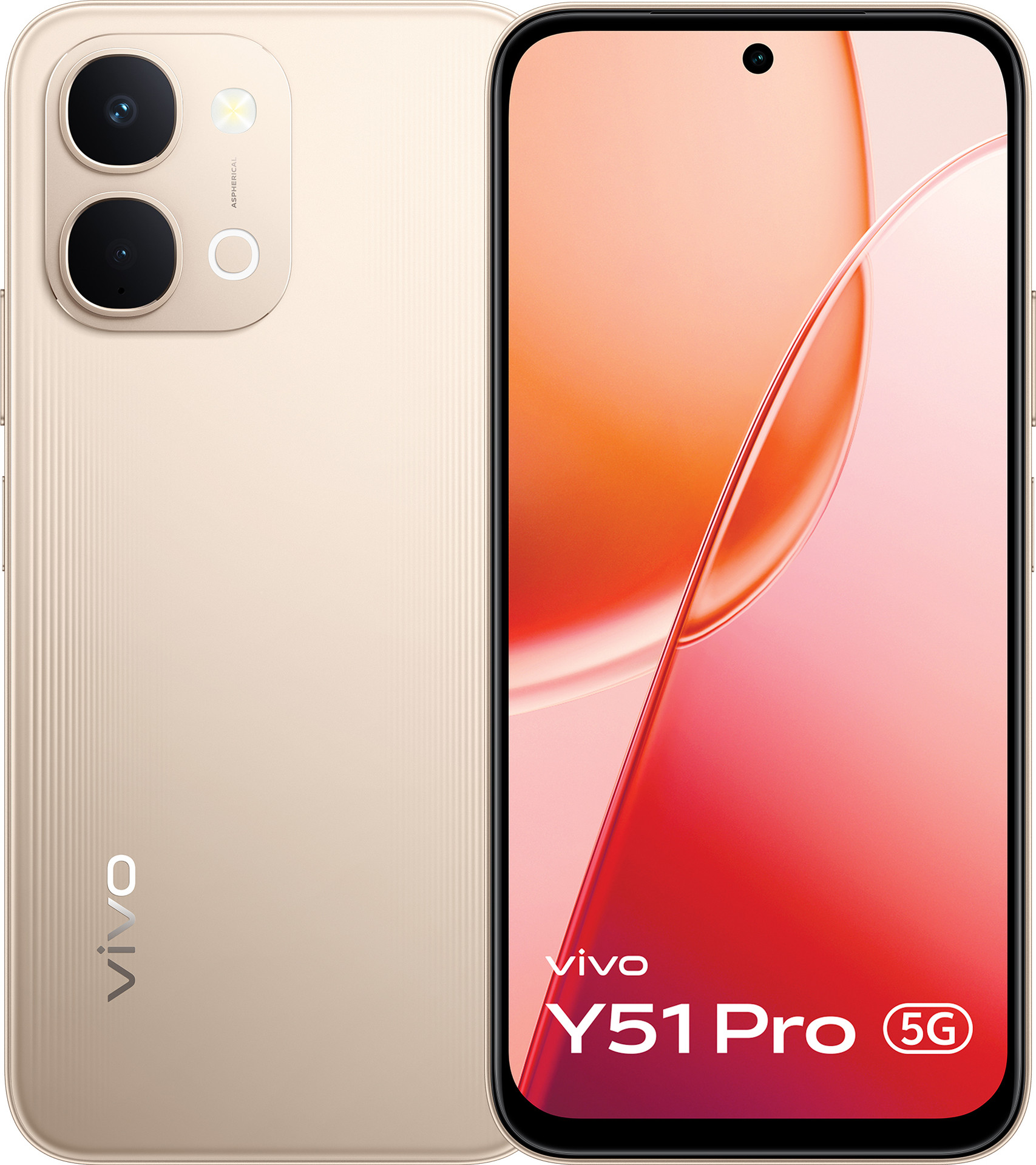 VIVO Y51 Pro 5G(8GB+256GB, Noble Gold)