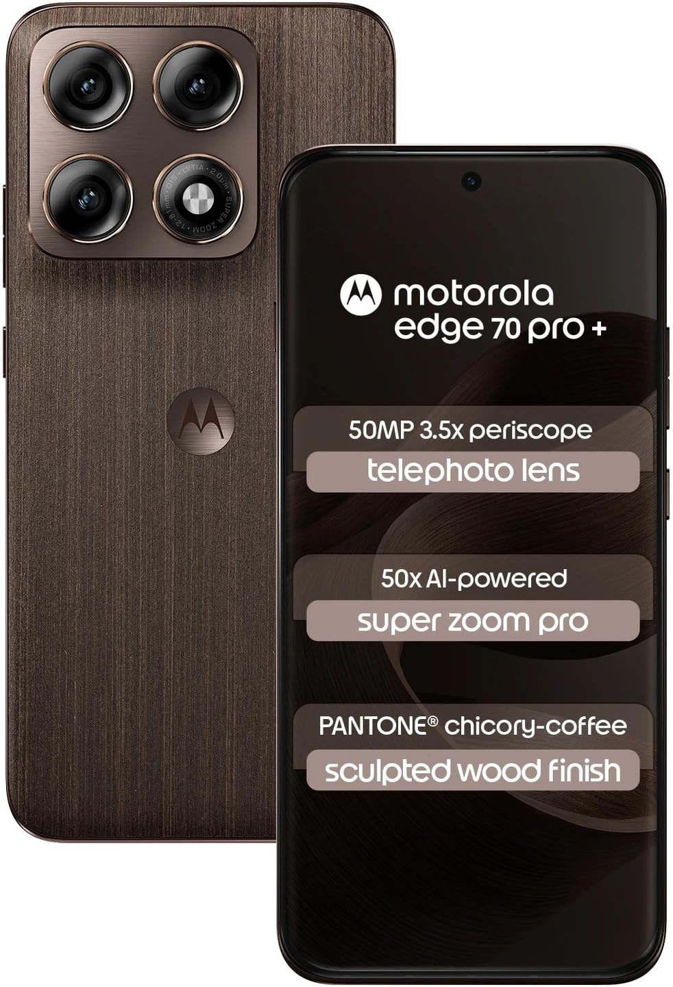 Moto edge 70 Pro+ 5G(12GB+256GB, Pantone Chicory Coffee)