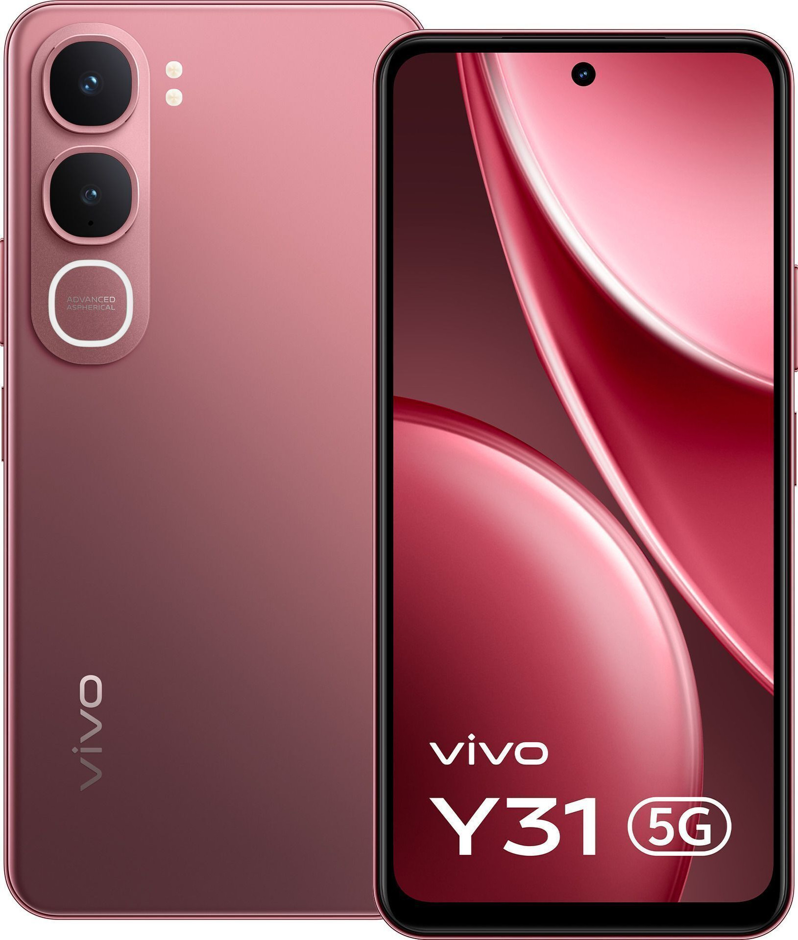 VIVO Y31 5G(6GB+128GB,Rose Red)
