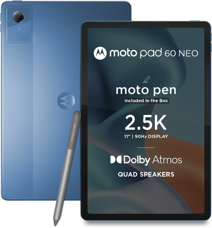 Motorola Pad 60 Neo (8GB+128GB, Wi-Fi, Pantone Malibu Blue)