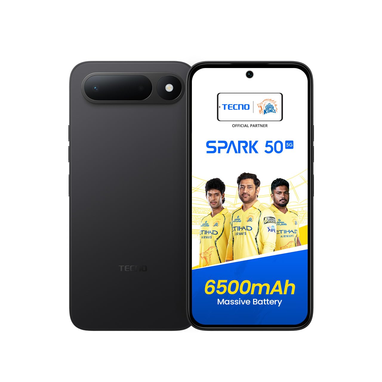 Tecno Spark 50 5G(4GB+128GB, Ink Black)