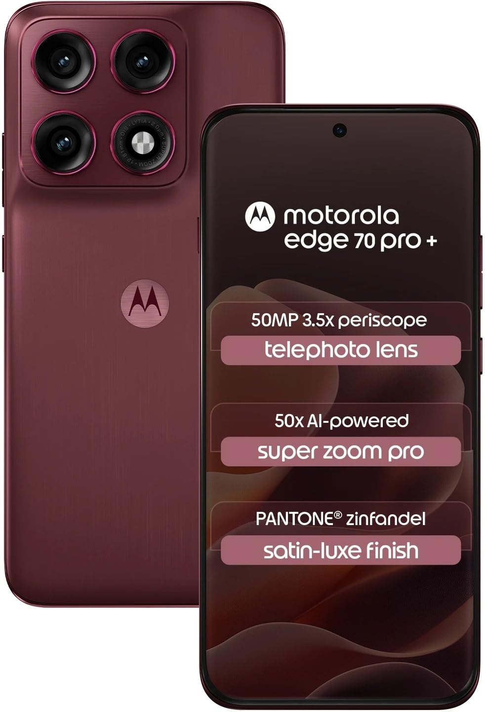 Moto edge 70 Pro+ 5G(12GB+256GB, Pantone Zinfandel)