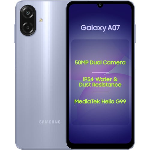 Galaxy A07 (4GB+64GB, Light Violet)