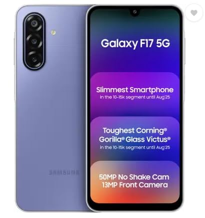 Galaxy F17 5G(4GB+128GB, Violet Pop)
