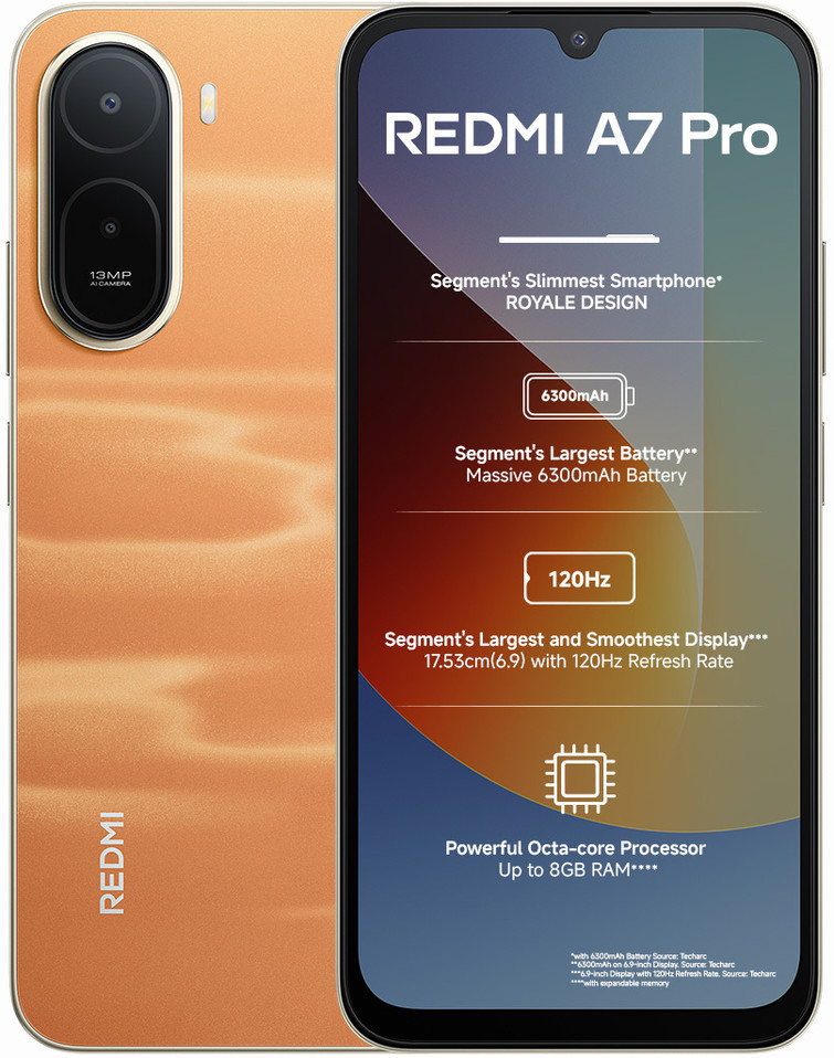 Redmi A7 Pro(4GB+64GB,Sunset Orange)