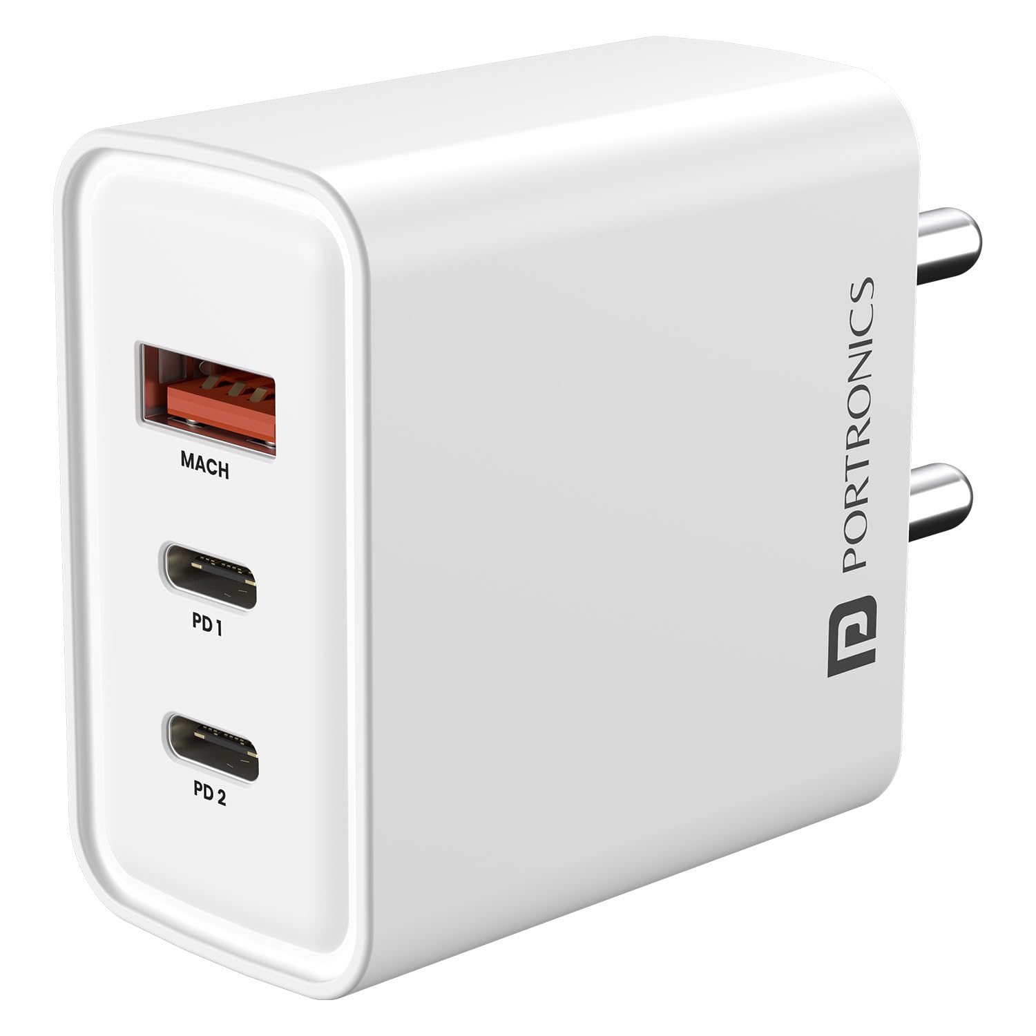 Portronics 65M 65W Fast Charging Adapter