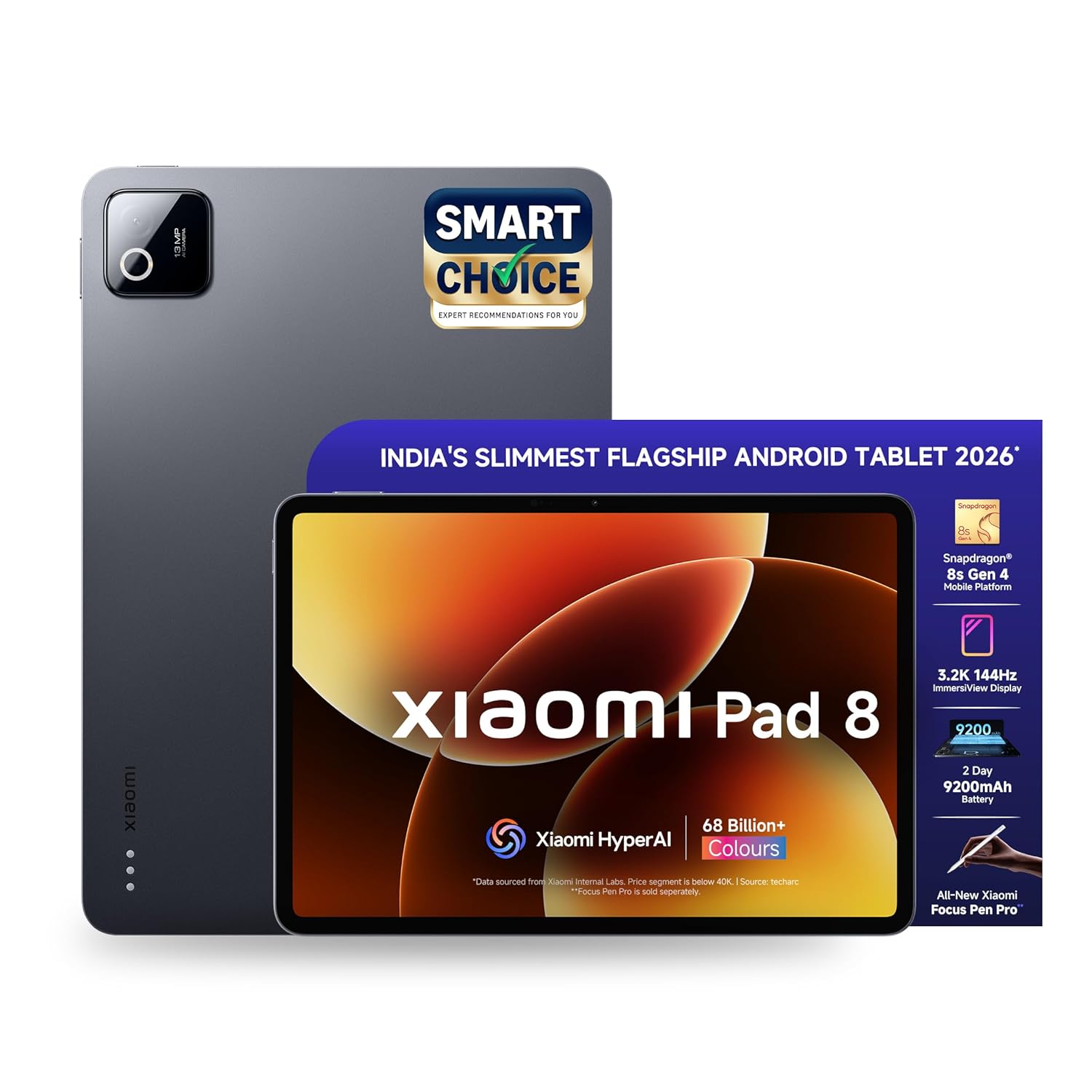 Xiaomi Pad 8 (12GB+256GB, Wi-Fi, Graphite Grey)