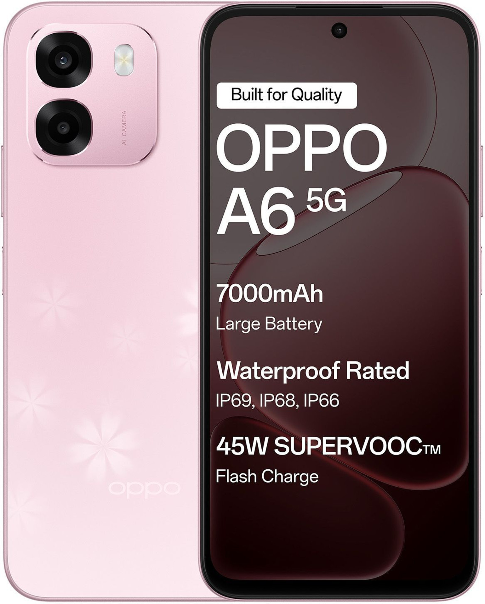 OPPO A6 5G(6GB+128GB, Sakura Pink)