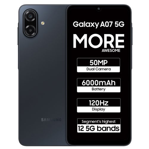 Galaxy A07 5G (6GB+128GB, Black)