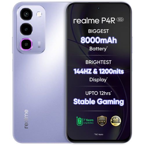 Realme P4R 5G(6GB+128GB, Lavender Glare)