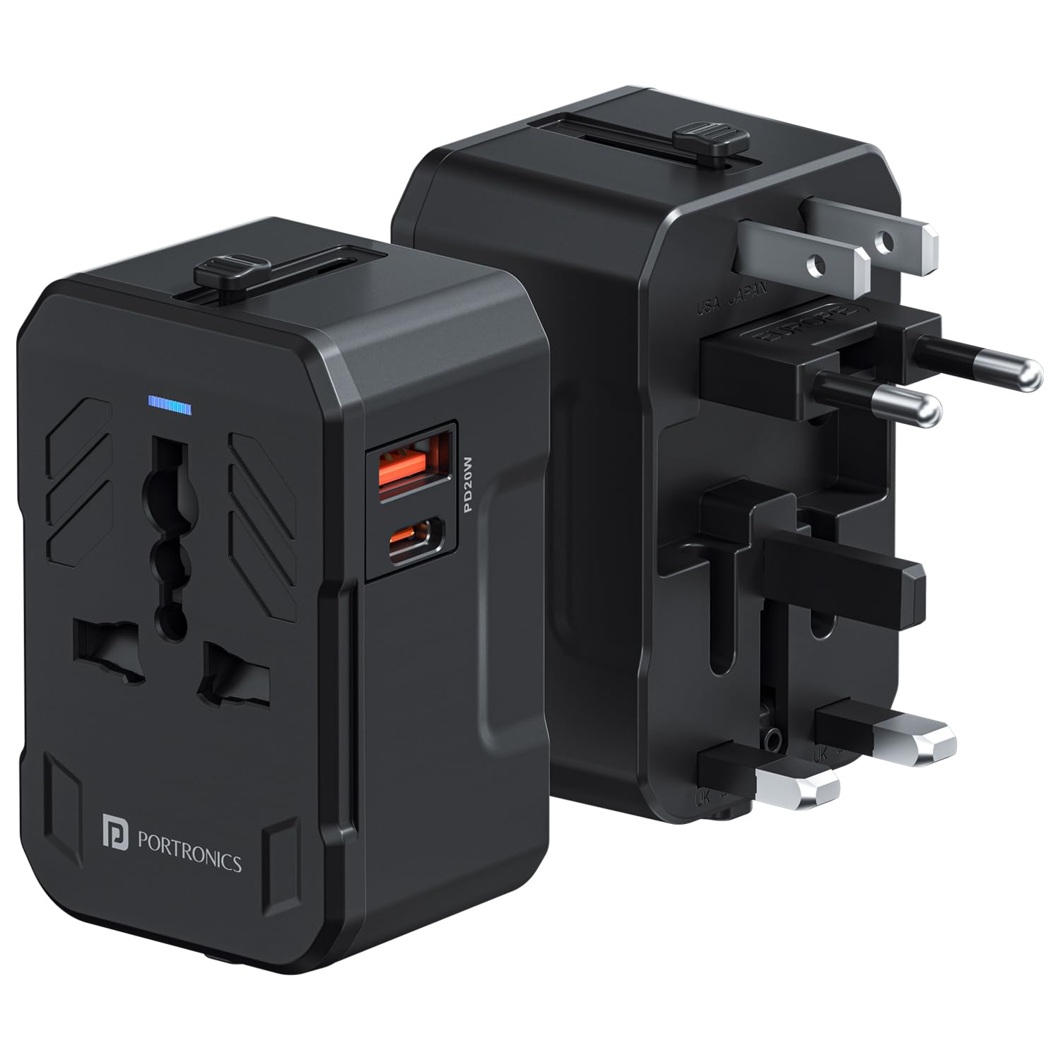 Portronics Juicemate 4 20W Universal Travel Adaptor