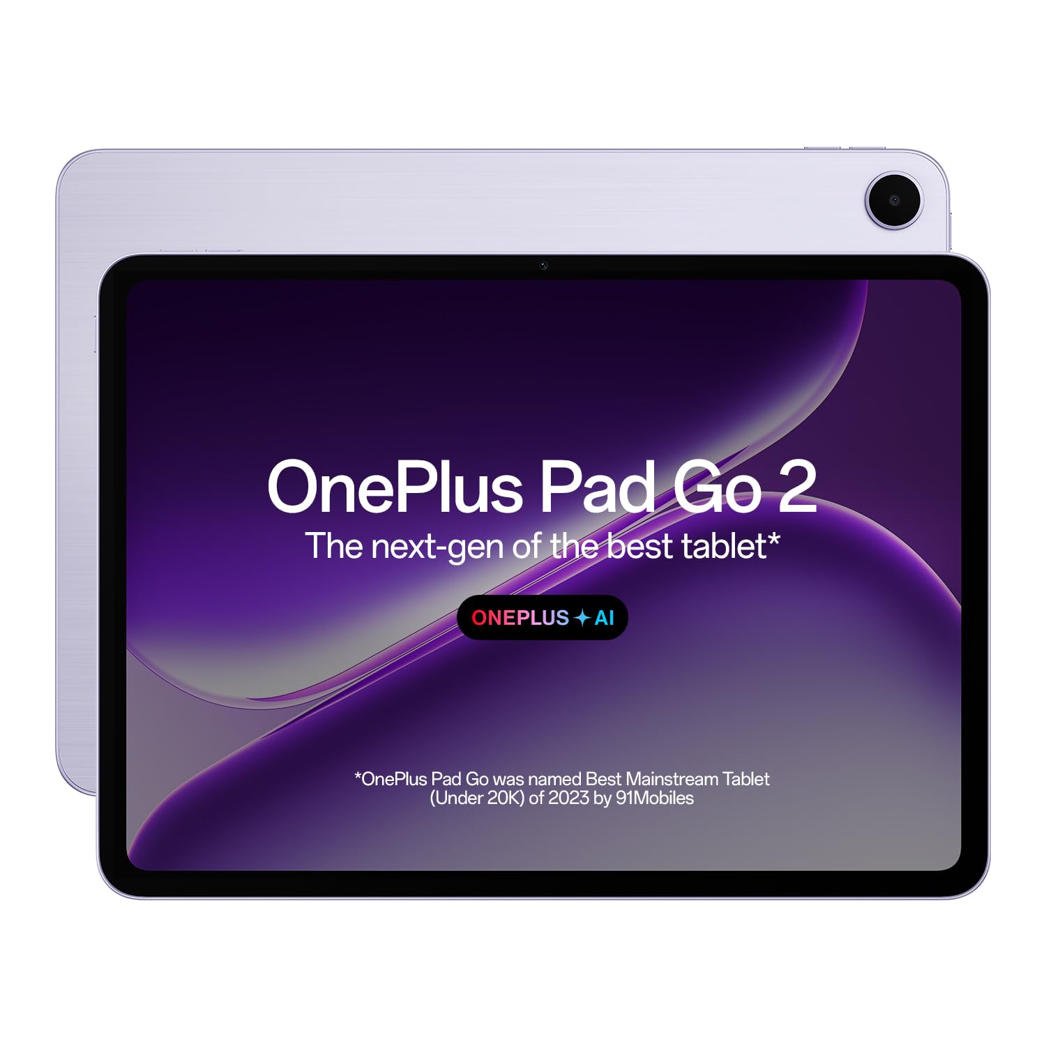 OnePlus Pad Go 2 (8GB+256GB, Wi-Fi, 11.35", Lavender Drift)