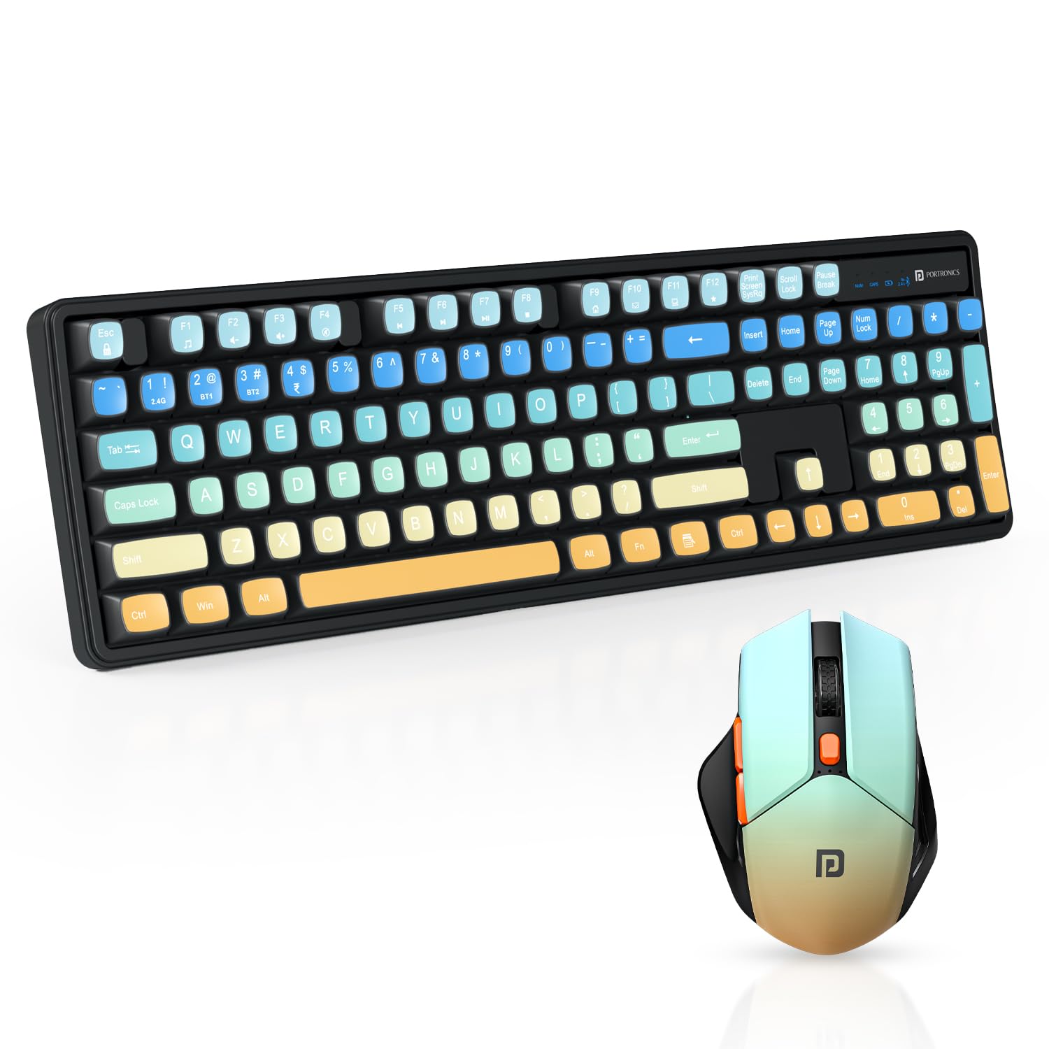 Portronics Key 12 Combo Wireless Keyboar & Mouse