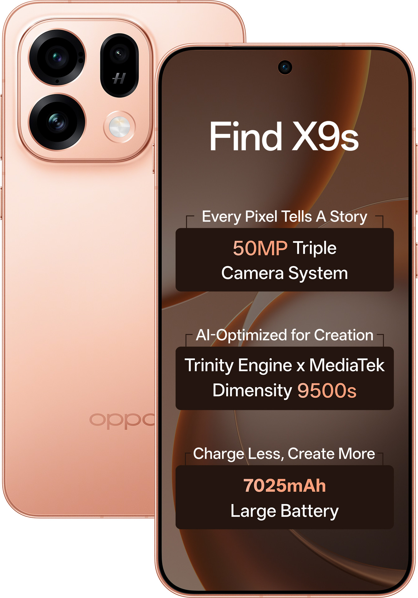 OPPO Find X9s 5G(12GB+512GB, Sunset Orange)