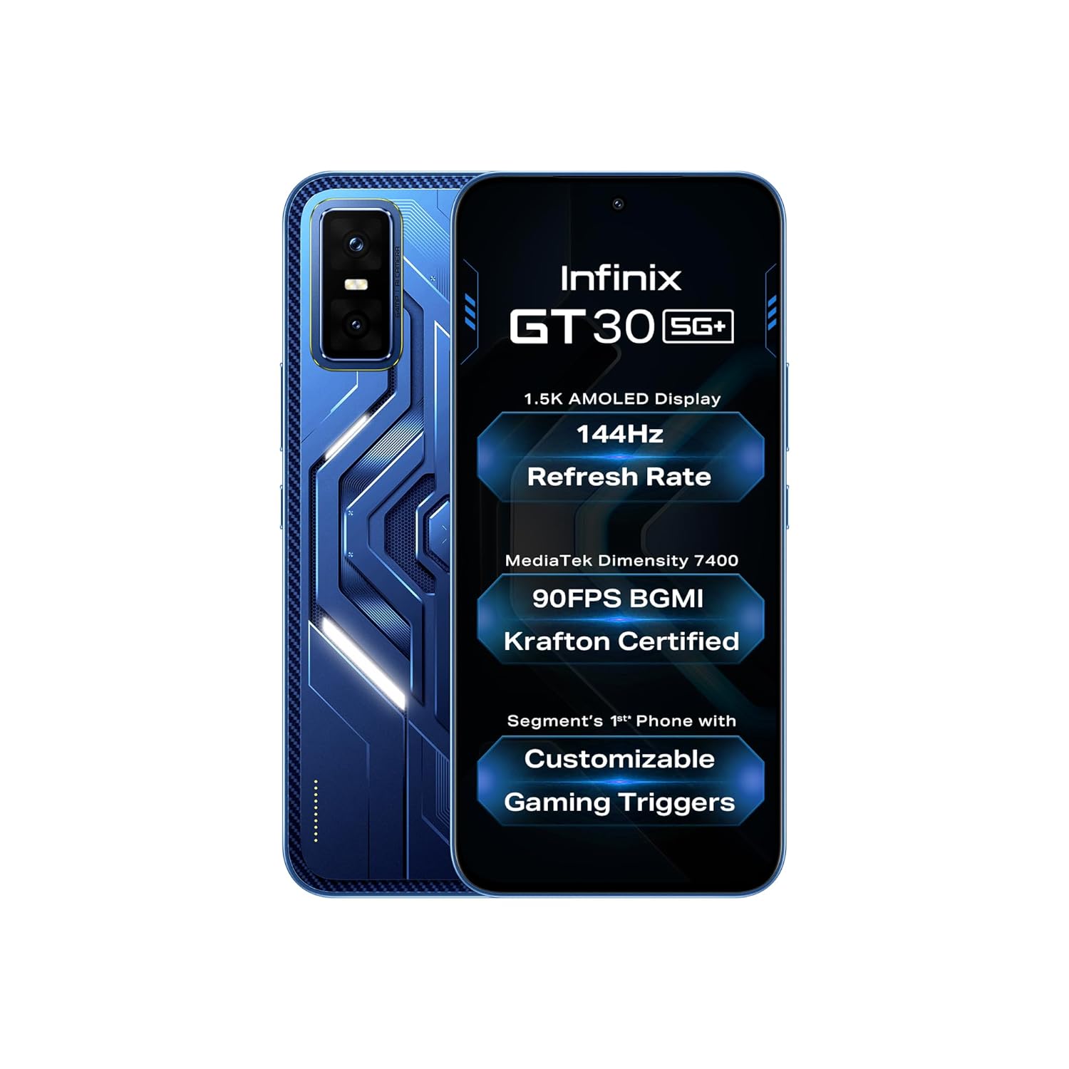 Infinix GT 30 5G+(8GB+128GB, Cyber Blue)