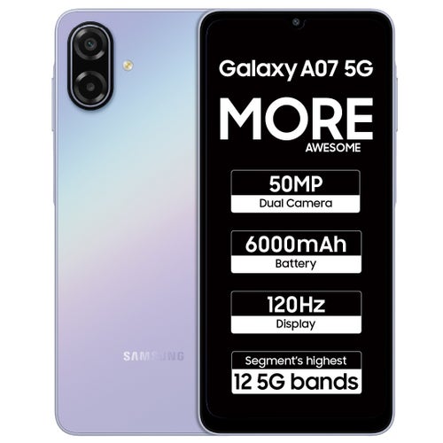 Galaxy A07 5G (6GB+128GB, Light Violet)
