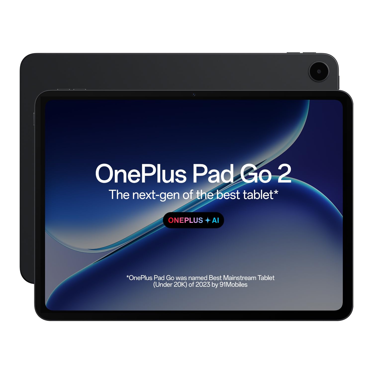 OnePlus Pad Go 2 (8GB+256GB, Wi-Fi, 11.35", Shadow Black)